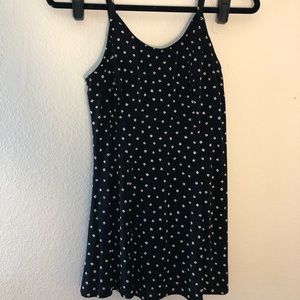 poka dot mini dress